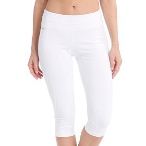 Lole White Cropped Leggings - Size Small